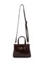 Belt Detail Mini Nadia Women Crossbody Bag Brown - 6