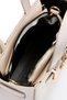 Belt Detailed Mini Nadia Women's Crossbody Bag Cream - 7