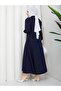 Women's Hijab Double Fabric Zippered Two-Piece Set - Women's Hijab Set Jacket Skirt - 7