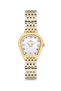 Yellow and silver steel band women's watch fl88745a-d waterproof with 2 years warranty in gift package - 3