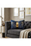 Throw Pillow Cover Luxury Decorative Foil Striped Pattern & Gold Buckle Bow Tie 30 X 50 cm Pillowcase