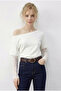 Women's Boat Neck Lace Sleeve Comfortable Fit Stylish Blouse 1070 60286065