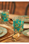 Van Gogh Almond Blossom Soft Drink Glass Set of 4 Turquoise (510 Cc) - 5