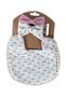 -Ava Baby Bib and Ribbon Bow Set - Tulip Print - White - 0Y to 4Y