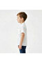 Toddler Boys White Resort‑Style Shirt with Subtle Embroidered Pattern - 3