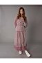 Tie Side Midi Shirt Dress