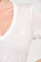 Women's Regular Fit Lyocell V-Neck Basic T-Shirt - 6