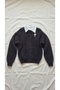 Girl's Cardigan Shirt Jean Pants 3-Piece Set with Brooch Detail - 6