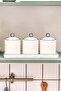 Line Porcelain 3-Piece Spice Set with Stand and Vacuum Lid 400 ml - 4