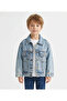 Toddler Boys Light Wash Denim Jacket – Button‑Front Casual Outerwear
