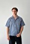Plaid Cotton Poplin Crop Shirt