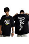 Juice Wrld Printed Unisex Oversize Cut 100% Cotton Crew Neck Black Rap T-Shirt