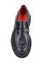 - Black Genuine Leather Laceless Men's Casual Shoes 250-2575 - 6
