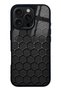 iPhone 16 Pro Glossy Phone Case with Armor Grid Design