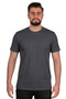 Company-Specific Printed Custom Made Crew Neck T-Shirt Gray - 2