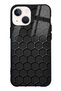 iPhone 13 Mini Glossy Phone Case with Armor Grid Design