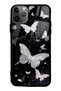 iPhone 11 Pro Max Glossy Phone Case with Butterfly Design