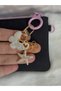 Starfish Themed Y2K Charm Keychain – Aesthetic Bag Accessory with Star, Butterfly, and Flower Details - 4