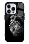 iPhone 14 Pro Glossy Phone Case with Lion Design