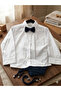 Jacketed 4-Piece New Season / Wedding Suit 6Y,7Y,8Y,9Y Men's Dark Blue - 3