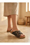 Women's Anatomical Cork Sole Cross-Strapped Buckle Casual Slippers - 4