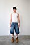 Baggy Denim Shorts - 4