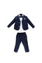 Jacketed 4-Piece New Season / Wedding Suit 6Y,7Y,8Y,9Y Men's Dark Blue - 4