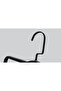 Wooden Barli Black Hook Pants Hangers 48 Pieces - 4