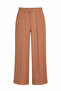 4773 Women's Pleated Palazzo Trousers Light Brown