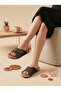 Women's Anatomical Cork Sole Cross-Strapped Buckle Casual Slippers - 2