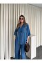 Blue Tensel Fabric Shirt and Pants Set - 0926 - 4