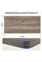 FLEXISPOT EN2 Electric Sit Stand Desk - Black Frame and Black Walnut Top - 3