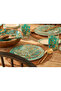 Van Gogh Almond Blossom Porcelain Cake Plate Turquoise (19 cm) - 8