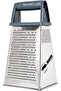4 Sided Stainless Steel Grater - Cheese Vegetable Slicer and Zester KG4G039
