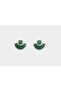 Emerald Radiance Stud Earrings