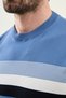 Striped Slim Fit Crew Neck Men's Knitwear T-Shirt Indigo - 11589.26Y - 2
