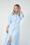 5827 - Stylish and Comfortable Poplin Full-Zip Summer Women's Dress - 2