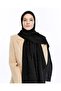 Alia Jacquard 60% Lyocell 40% Cotton Shawl-4-Black