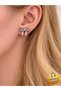 Special Design Silver Color Bowknot Gift Earrings - 4