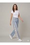 Onix Stone Detailed & Lace Embroidered Trousers 1056
