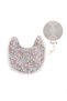 -Angelica Baby Bib and Headband - Floral Grey- 0Y to 4Y - 2