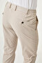 Straight Super Slim Fit Elastic Waist Drawstring Men's Trousers Beige - 38354.26Y - 5