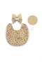- Isabella Ribbon Headband and Reversible Baby Bib For Babies - Floral Yellow- 0Y to 4Y - 2