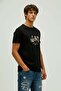 To Fit Black Men's Printed T-Shirt - 2