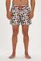 Postage stamps white men's swim shorts - 2