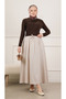BLUZ PİLE DETAYLI