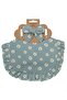 -Bella Baby Bib Set for Babies - Flower Printed Blue- 0Y to 4Y - 2