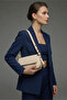 Women's Miyase Covered Baguette Bag - Cream