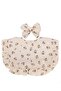 -Bella Baby Bib Set for Babies -Flower Printed Light Beige- 0Y to 4Y