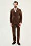 Straight Slim Fit Wide Collar Double Breasted Pocket 100% Linen Men's Jacket Milk Coffee - 41488.26Y - 3